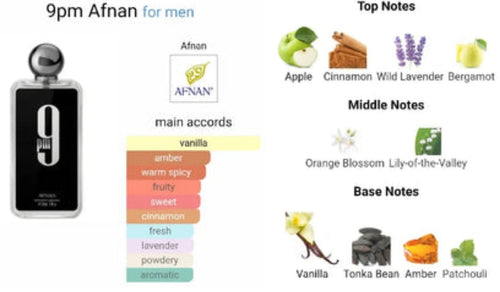 9pm Afnan for Men - Decant 5ml / 10ml